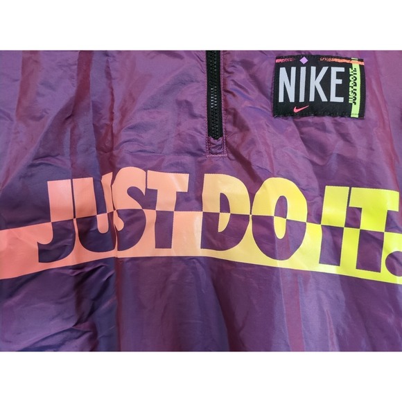 Vintage Y2K Nike Sportswear Windbreaker Top Women XS Purple Half Zip DA2328-597 - Picture 3 of 14